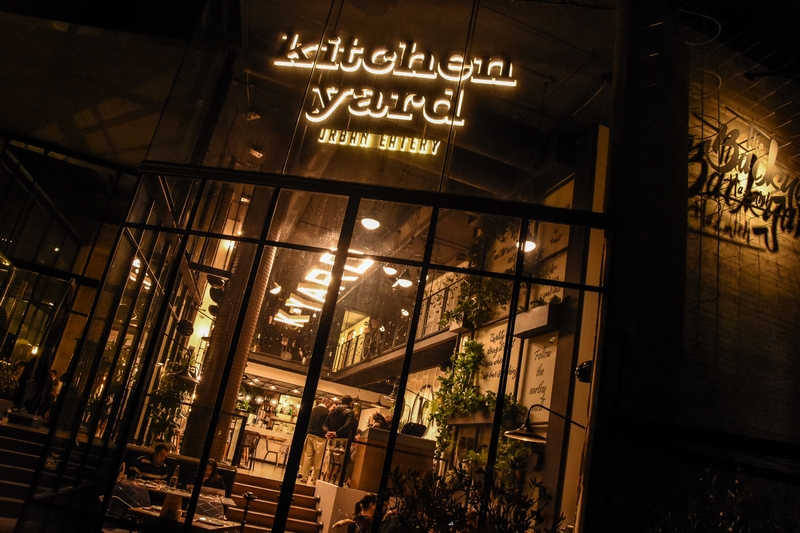 Kitchen Yard on Saturday Night